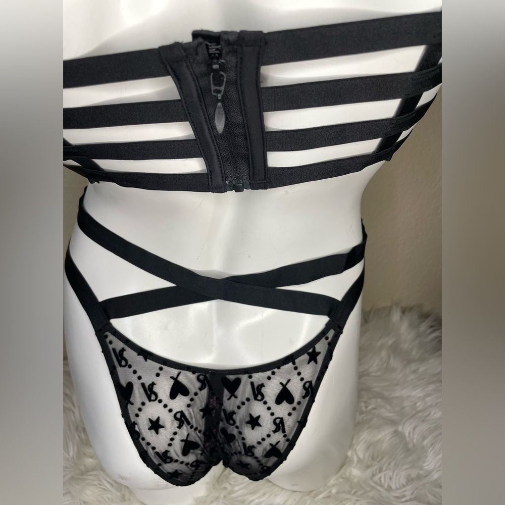 Victoria’s Secret Bra V-Wire Long Line Bralette & Panty Set VS Signature 🆕 - Picture 8 of 16